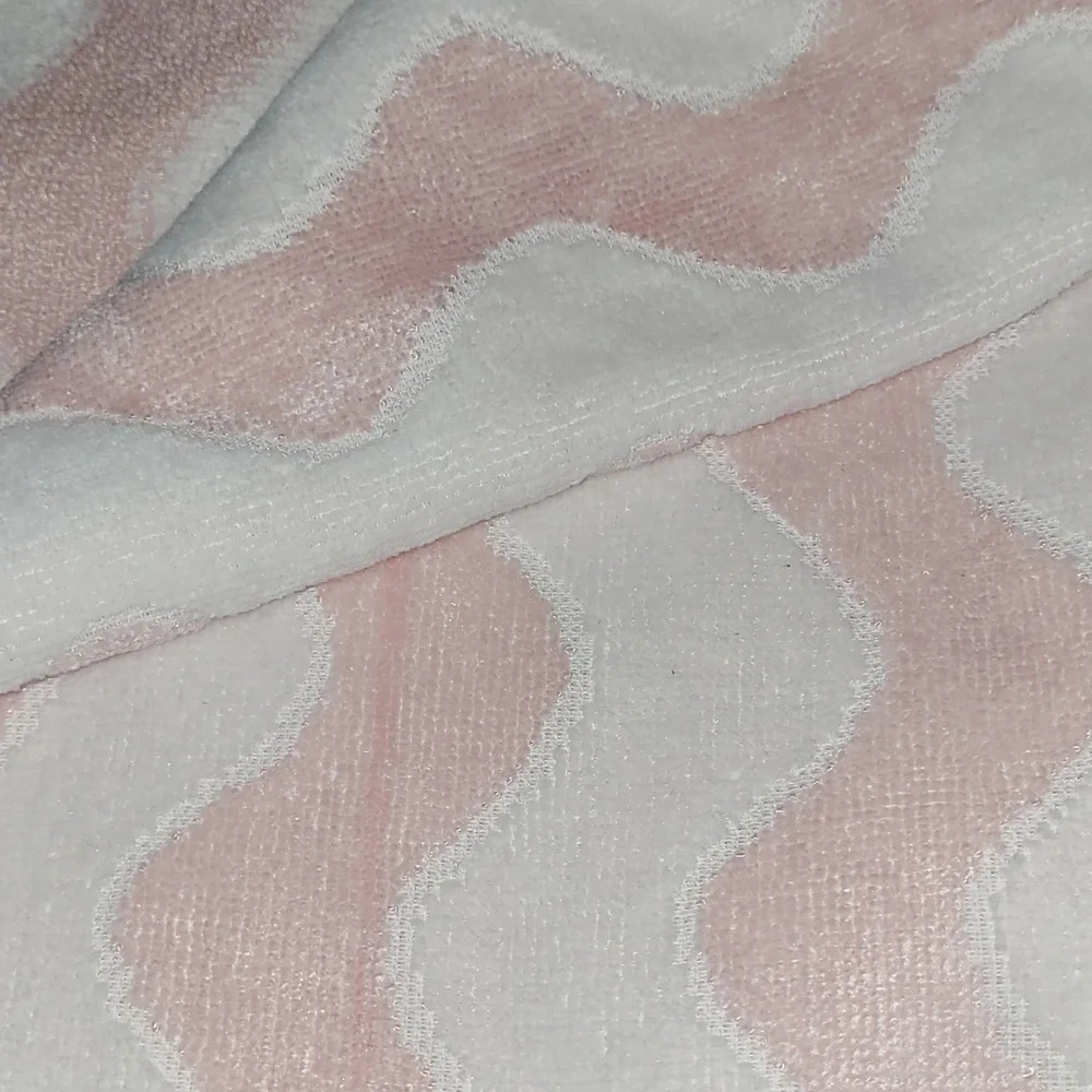 Juicy Couture Light Pink Wave Hand Towel